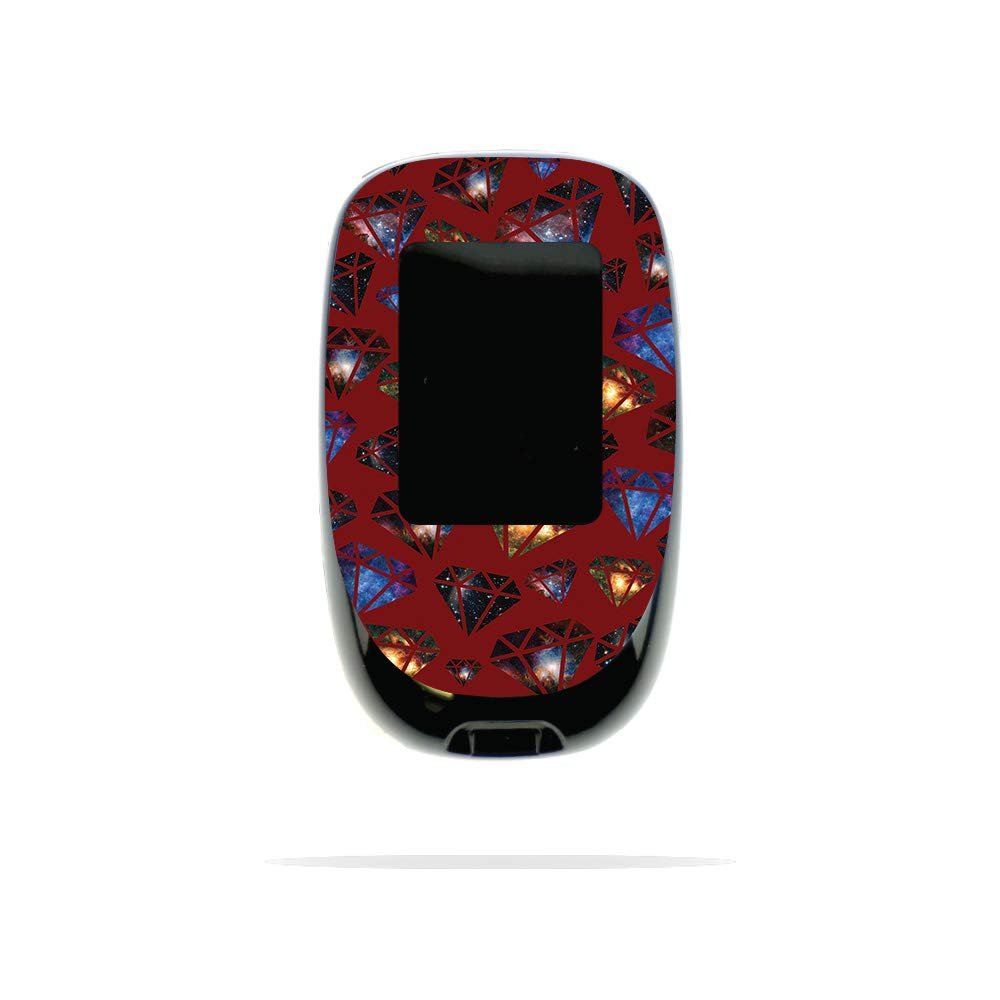 MightySkins Skin Compatible with Accu-Chek Nano - Diamond Galaxy | Protective, Durable, and Unique Vinyl Decal wrap Cover | Easy to Apply, Remove, and Change Styles | Made in The USA