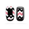 MightySkins Skin Compatible with Accu-Chek Nano - Black Pink Chevron | Protective, Durable, and Unique Vinyl Decal wrap Cover | Easy to Apply, Remove, and Change Styles | Made in The USA view 2