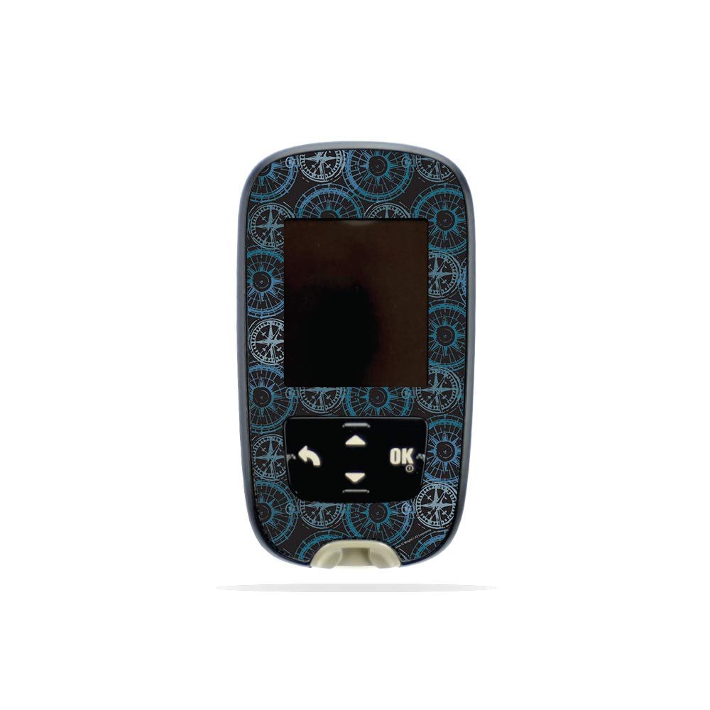 MightySkins Skin Compatible with Accu-Chek Guide - Compass Tile | Protective, Durable, and Unique Vinyl Decal wrap Cover | Easy to Apply, Remove, and Change Styles | Made in The USA