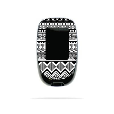 MightySkins Skin Compatible with Accu-Chek Nano - Black Aztec | Protective, Durable, and Unique Vinyl Decal wrap Cover | Easy to Apply, Remove, and Change Styles | Made in The USA