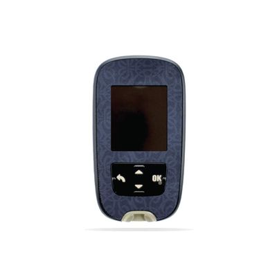 MightySkins Skin Compatible with Accu-Chek Guide - Charcoal Lattice | Protective, Durable, and Unique Vinyl Decal wrap Cover | Easy to Apply, Remove, and Change Styles | Made in The USA