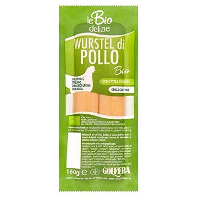 Golfera Organic Chicken Frankfurters Gluten Free - 160g (0.35 lbs)
