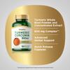 Piping Rock Turmeric Curcumin Supplement 800mg | 180 Capsules | Herbal Extract Complex | Non-GMO, Gluten Free view 4