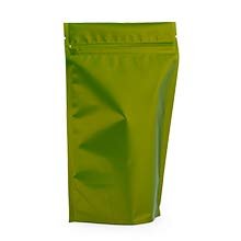 1000ea - 5-7/8 X 3-1/2 X 9 Green Matte Stand-Up Pouch Gusset - 3 1/2''