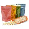 1000ea - 6-3/4x3-1/2x10-1/2 Lt.Blue Dual-Shld Stnd-Up Pouch - 4 mil Thick | Width: 6 3/4''" Gusset - 3 1/2'' view 2