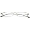 KOOSUFA Slim Pen Reading Glasses 2.0 Blue Light Blocking Men Women Spring Hinges Compact Tube Reader with Portable Clip Case, 1x Silver view 4