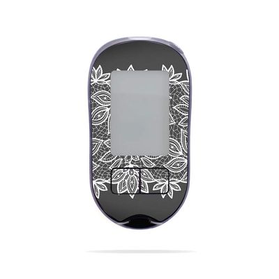 MightySkins Skin Compatible with Accu-Chek Aviva Plus - Floral Lace | Protective, Durable, and Unique Vinyl Decal wrap Cover | Easy to Apply, Remove, and Change Styles | Made in The USA