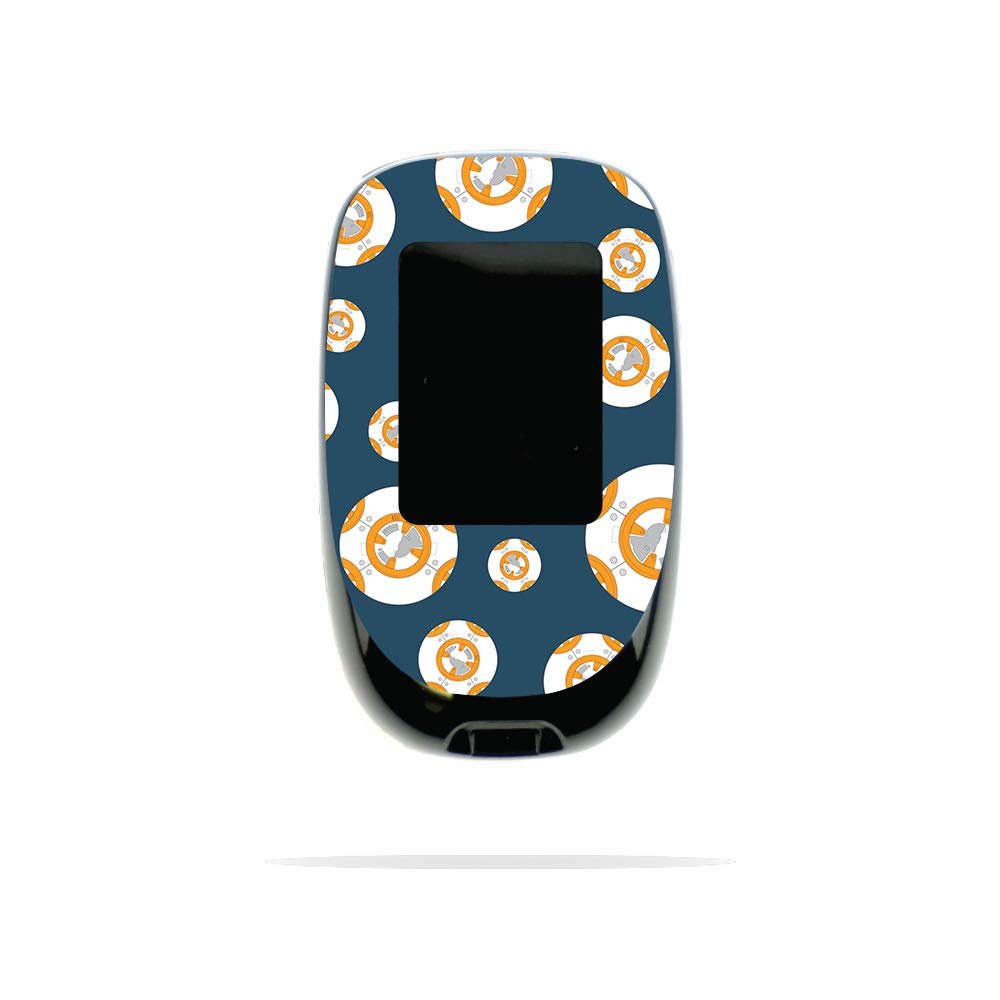 MightySkins Skin Compatible with Accu-Chek Nano - Mini Galaxy Bots | Protective, Durable, and Unique Vinyl Decal wrap Cover | Easy to Apply, Remove, and Change Styles | Made in The USA