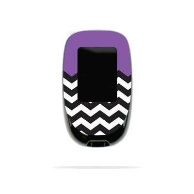 MightySkins Skin Compatible with Accu-Chek Nano - Purple Chevron | Protective, Durable, and Unique Vinyl Decal wrap Cover | Easy to Apply, Remove, and Change Styles | Made in The USA