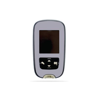 MightySkins Skin Compatible with Accu-Chek Guide - Solid Gray | Protective, Durable, and Unique Vinyl Decal wrap Cover | Easy to Apply, Remove, and Change Styles | Made in The USA