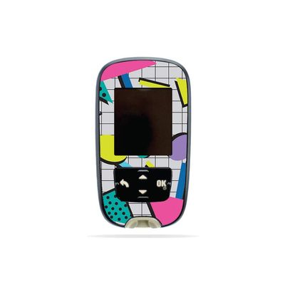 MightySkins Skin Compatible with Accu-Chek Guide - Awesome 80s | Protective, Durable, and Unique Vinyl Decal wrap Cover | Easy to Apply, Remove, and Change Styles | Made in The USA