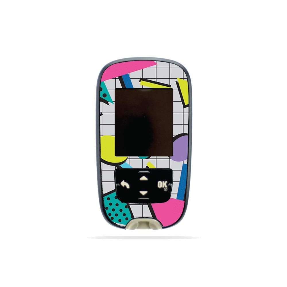 MightySkins Skin Compatible with Accu-Chek Guide - Awesome 80s | Protective, Durable, and Unique Vinyl Decal wrap Cover | Easy to Apply, Remove, and Change Styles | Made in The USA