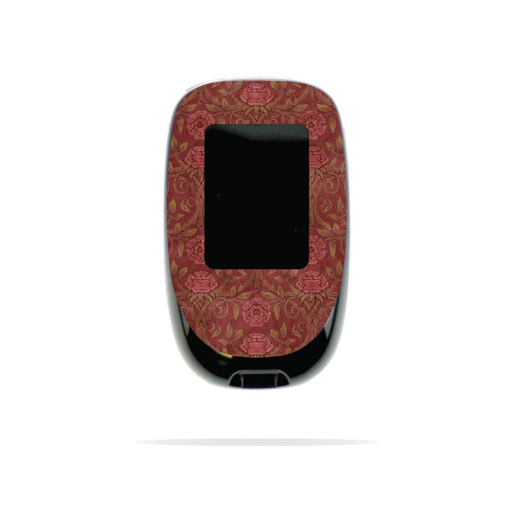 MightySkins Skin Compatible with Accu-Chek Nano - Neo Rose Pattern | Protective, Durable, and Unique Vinyl Decal wrap Cover | Easy to Apply, Remove, and Change Styles | Made in The USA