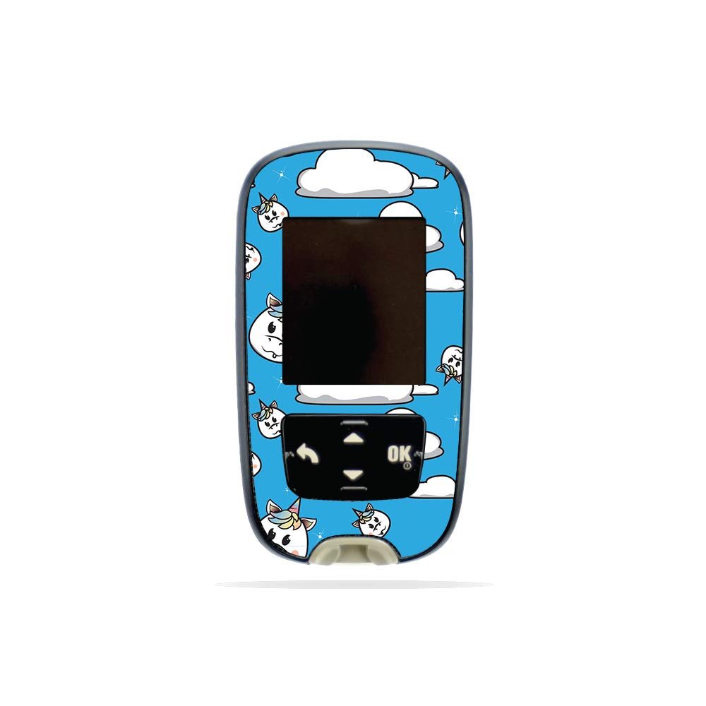 MightySkins Skin Compatible with Accu-Chek Guide - Unicorn Clouds | Protective, Durable, and Unique Vinyl Decal wrap Cover | Easy to Apply, Remove, and Change Styles | Made in The USA