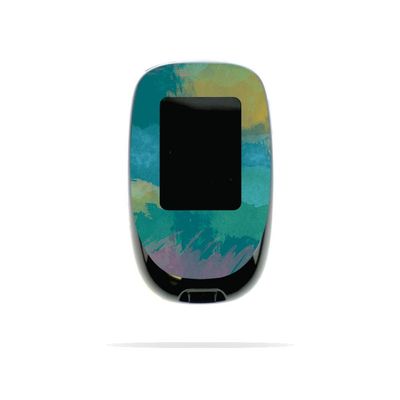 MightySkins Skin Compatible with Accu-Chek Nano - Watercolor Blue | Protective, Durable, and Unique Vinyl Decal wrap Cover | Easy to Apply, Remove, and Change Styles | Made in The USA