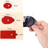 Belifu TENS Unit Electrode Pads Reusable Self-Adhesive Replacement Massage Pads Latex Free, Standard Connection Snap on 3.5mm Cable for Tens EMS Massager view 2