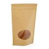 1000ea - 5-1/8 X 3-1/8 X 8-1/8 Krft Vrstl Polyethylene Stnd-Up Pouc - 5.4 mil Thick Gusset - 3 1/8'' view 1