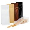 1000ea - 3-1/2 X 2-3/4 X 9-3/8 White Square Bottom Gstd Bg - 5 mil Thick Gusset - 2 3/4'' view 2