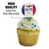 Iowa State Flag Cupcake Picks Toppers Decoration Set of 6 view 3