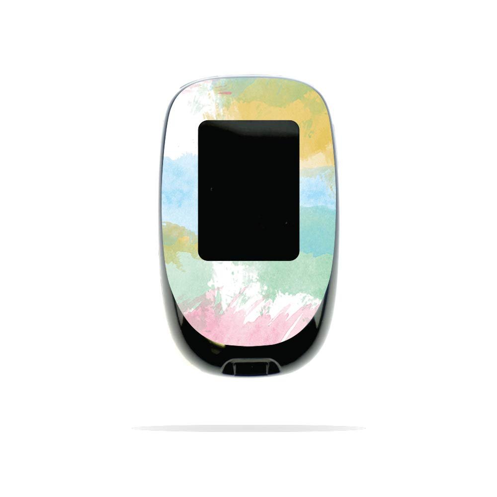 MightySkins Skin Compatible with Accu-Chek Nano - Watercolor White | Protective, Durable, and Unique Vinyl Decal wrap Cover | Easy to Apply, Remove, and Change Styles | Made in The USA