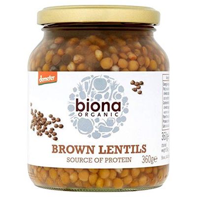 Biona Organic Brown Lentils - 360g (0.79 lbs)