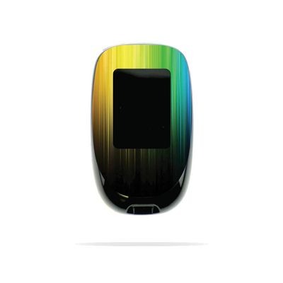 MightySkins Skin Compatible with Accu-Chek Nano - Rainbow Streaks | Protective, Durable, and Unique Vinyl Decal wrap Cover | Easy to Apply, Remove, and Change Styles | Made in The USA