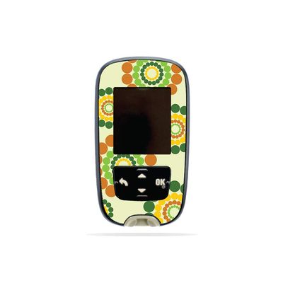 MightySkins Skin Compatible with Accu-Chek Guide - Hippie Flowers | Protective, Durable, and Unique Vinyl Decal wrap Cover | Easy to Apply, Remove, and Change Styles | Made in The USA