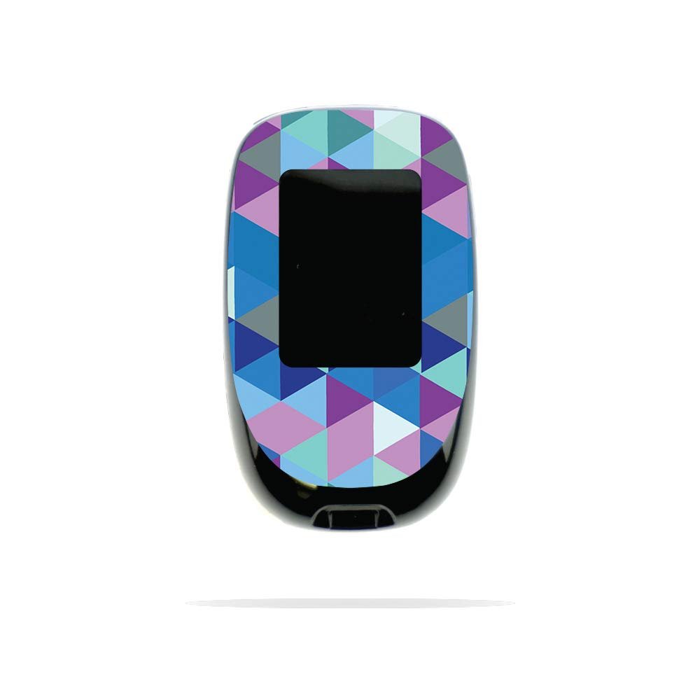 MightySkins Skin Compatible with Accu-Chek Nano - Purple Kaleidoscope | Protective, Durable, and Unique Vinyl Decal wrap Cover | Easy to Apply, Remove, and Change Styles | Made in The USA