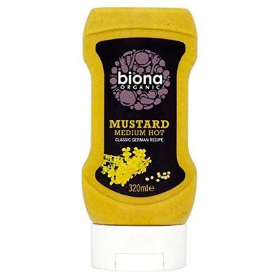 Biona Organic Mustard Squeezy Bottle - 320ml (11.26 fl oz)
