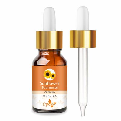 Crysalis Sunflower (Helianthus) Oil |100% Pure & Natural Undiluted Essential Oil Organic Standard/Cold Pressed Carrier Oil