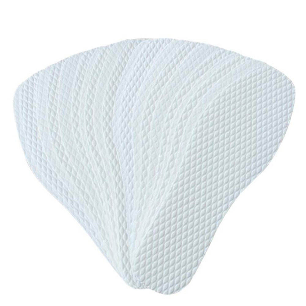 10Pairs(Non-Sticky) White Disposable Breathable Slim Barefoot Insoles Natural Sweat Insoles Feet Solution Treatment Shoe Insert Pads for Walking Jogging Runnin (Men:26cm)