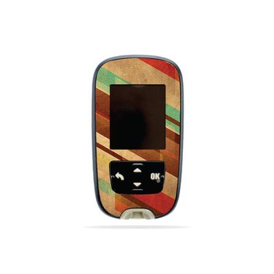 MightySkins Skin Compatible with Accu-Chek Guide - Abstract Wood | Protective, Durable, and Unique Vinyl Decal wrap Cover | Easy to Apply, Remove, and Change Styles | Made in The USA