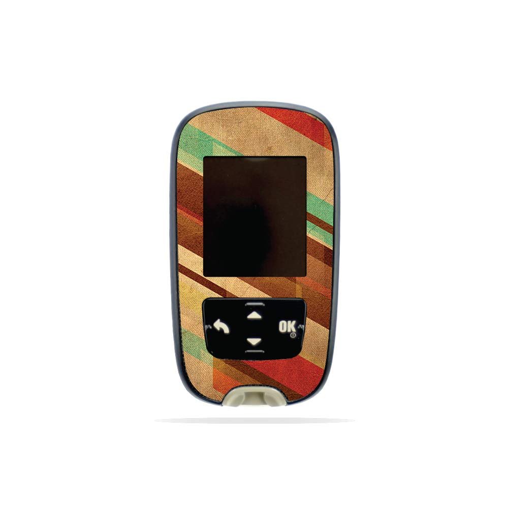 MightySkins Skin Compatible with Accu-Chek Guide - Abstract Wood | Protective, Durable, and Unique Vinyl Decal wrap Cover | Easy to Apply, Remove, and Change Styles | Made in The USA