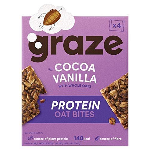 Graze Cocoa & Vanilla Protein Bites - 4 x 30g