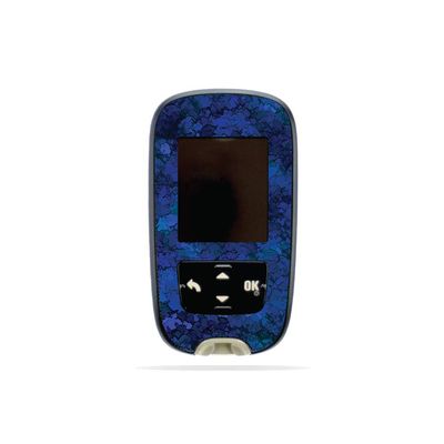 MightySkins Skin Compatible with Accu-Chek Guide - Blue Ice | Protective, Durable, and Unique Vinyl Decal wrap Cover | Easy to Apply, Remove, and Change Styles | Made in The USA