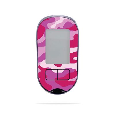 MightySkins Skin Compatible with Accu-Chek Aviva Plus - Pink Camo | Protective, Durable, and Unique Vinyl Decal wrap Cover | Easy to Apply, Remove, and Change Styles | Made in The USA