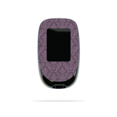 MightySkins Skin Compatible with Accu-Chek Nano - Plum Damask | Protective, Durable, and Unique Vinyl Decal wrap Cover | Easy to Apply, Remove, and Change Styles | Made in The USA