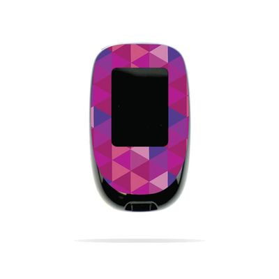 MightySkins Skin Compatible with Accu-Chek Nano - Pink Kaleidoscope | Protective, Durable, and Unique Vinyl Decal wrap Cover | Easy to Apply, Remove, and Change Styles | Made in The USA