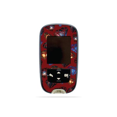 MightySkins Skin Compatible with Accu-Chek Guide - Diamond Galaxy | Protective, Durable, and Unique Vinyl Decal wrap Cover | Easy to Apply, Remove, and Change Styles | Made in The USA