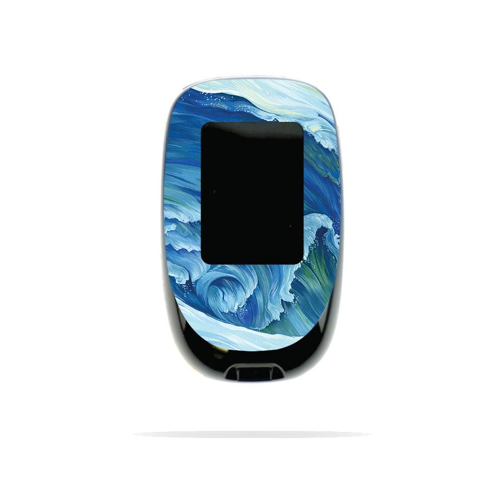 MightySkins Skin Compatible with Accu-Chek Nano - Perfect Wave | Protective, Durable, and Unique Vinyl Decal wrap Cover | Easy to Apply, Remove, and Change Styles | Made in The USA