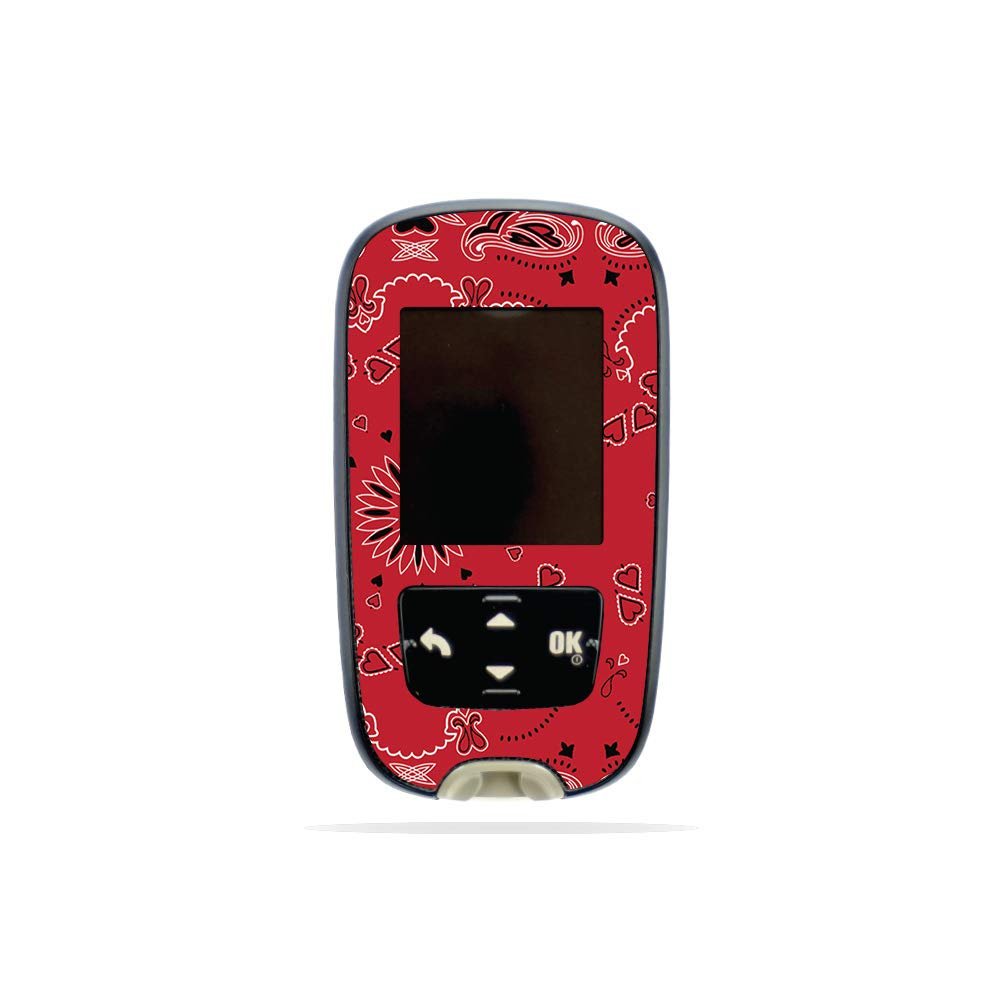 MightySkins Skin Compatible with Accu-Chek Guide - Bandana | Protective, Durable, and Unique Vinyl Decal wrap Cover | Easy to Apply, Remove, and Change Styles | Made in The USA