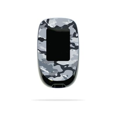 MightySkins Skin Compatible with Accu-Chek Nano - Gray Camouflage | Protective, Durable, and Unique Vinyl Decal wrap Cover | Easy to Apply, Remove, and Change Styles | Made in The USA
