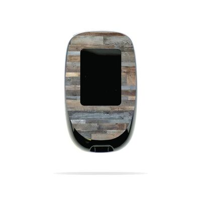 MightySkins Skin Compatible with Accu-Chek Nano - Gray Wood | Protective, Durable, and Unique Vinyl Decal wrap Cover | Easy to Apply, Remove, and Change Styles | Made in The USA