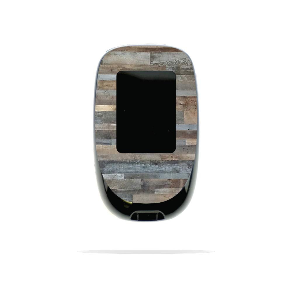 MightySkins Skin Compatible with Accu-Chek Nano - Gray Wood | Protective, Durable, and Unique Vinyl Decal wrap Cover | Easy to Apply, Remove, and Change Styles | Made in The USA
