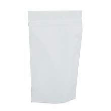 1000ea - 5-7/8 X 3-1/2 X 9 White Matte Stand-Up Pouch Gusset - 3 1/2''
