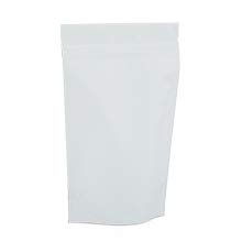 1000ea - 5-7/8 X 3-1/2 X 9 White Matte Stand-Up Pouch Gusset - 3 1/2''