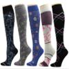5 Pairs Dr. Motion Therapeutic Graduated 8-15mmHg Compression Women's Knee-hi Socks (N) view 1