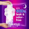 Always Radiant Feminine Pads for Women, Flexfoam Pads with Wings, Size 4, Overnight Absorbency, Lightly Scented, 28 Count view 2