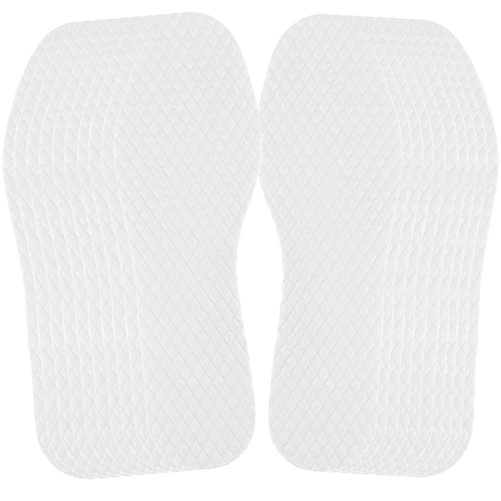 10Pairs Disposable Breathable Barefoot Insoles Sweat Absorption Insoles Odor Eliminator Comfortable Shoe Insert Pads for Running Walking (Women Size)