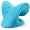 RESTCLOUD Neck and Shoulder Relaxer, Cervical Traction Device for TMJ Pain Relief and Cervical Spine Alignment, Chiropractic Pillow Neck Stretcher (Blue) view 2